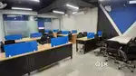 2Director Cabin, 20Workstations.Fully Furnished Office Space For Rent.