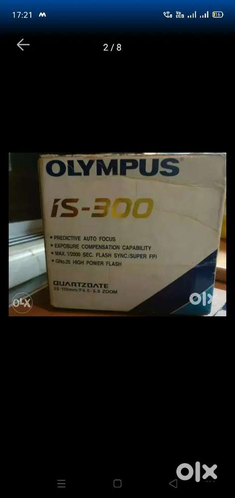 Olympus hi resolution camera with all its superb features
