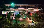 Maintenance person in resort