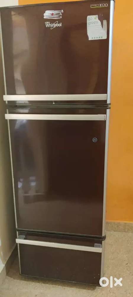 Whirlpool thriple door fridge