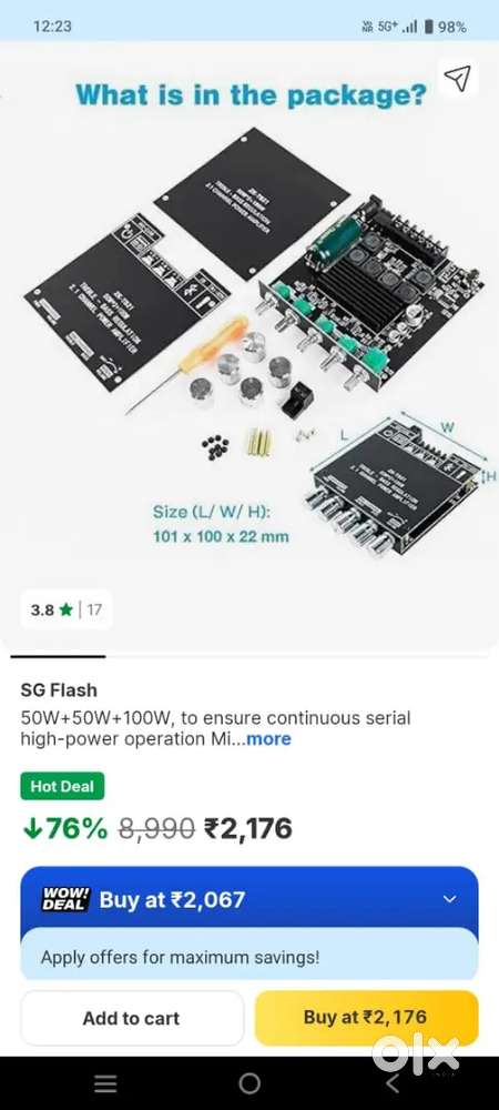 Cilas d amplifier 200wat good Canadian