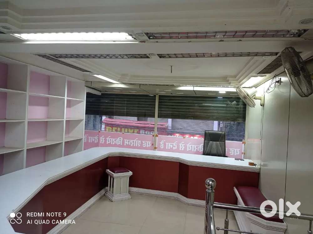 310sqft 1st floor semi furnished showroom space available for rent