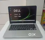 DELL Silver Colour Laptop 8th Gen i5 processor Ram 8 GB with SSD