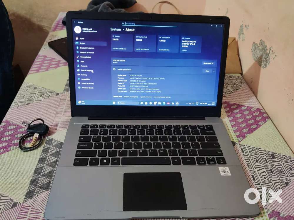 AVITA brand new laptop 8GB RAM AND 256 SSD