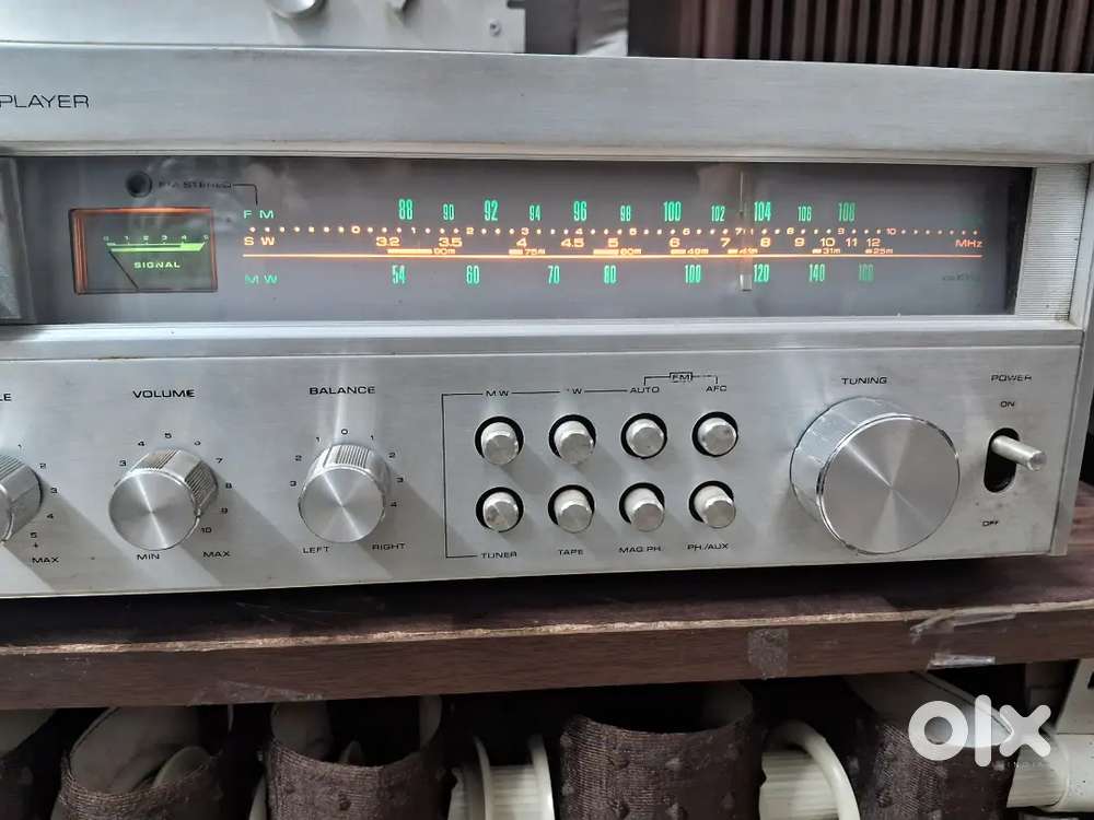 Vintage tuner amplfier casset deck full working