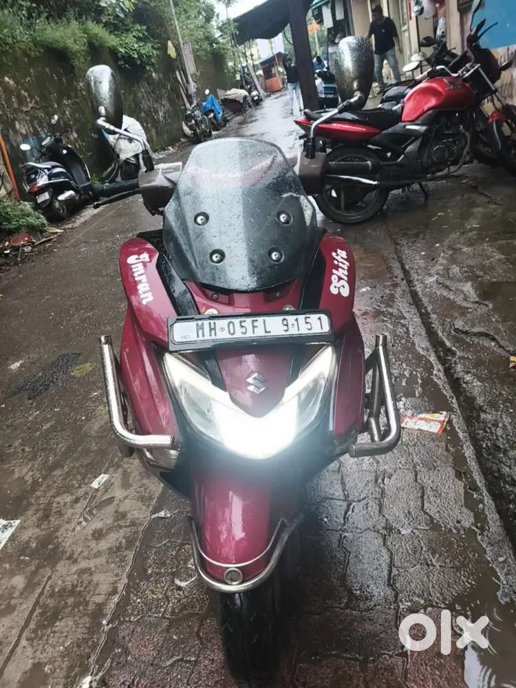 Burgman street 125 2024 month January pelrol.       MH05FL9151