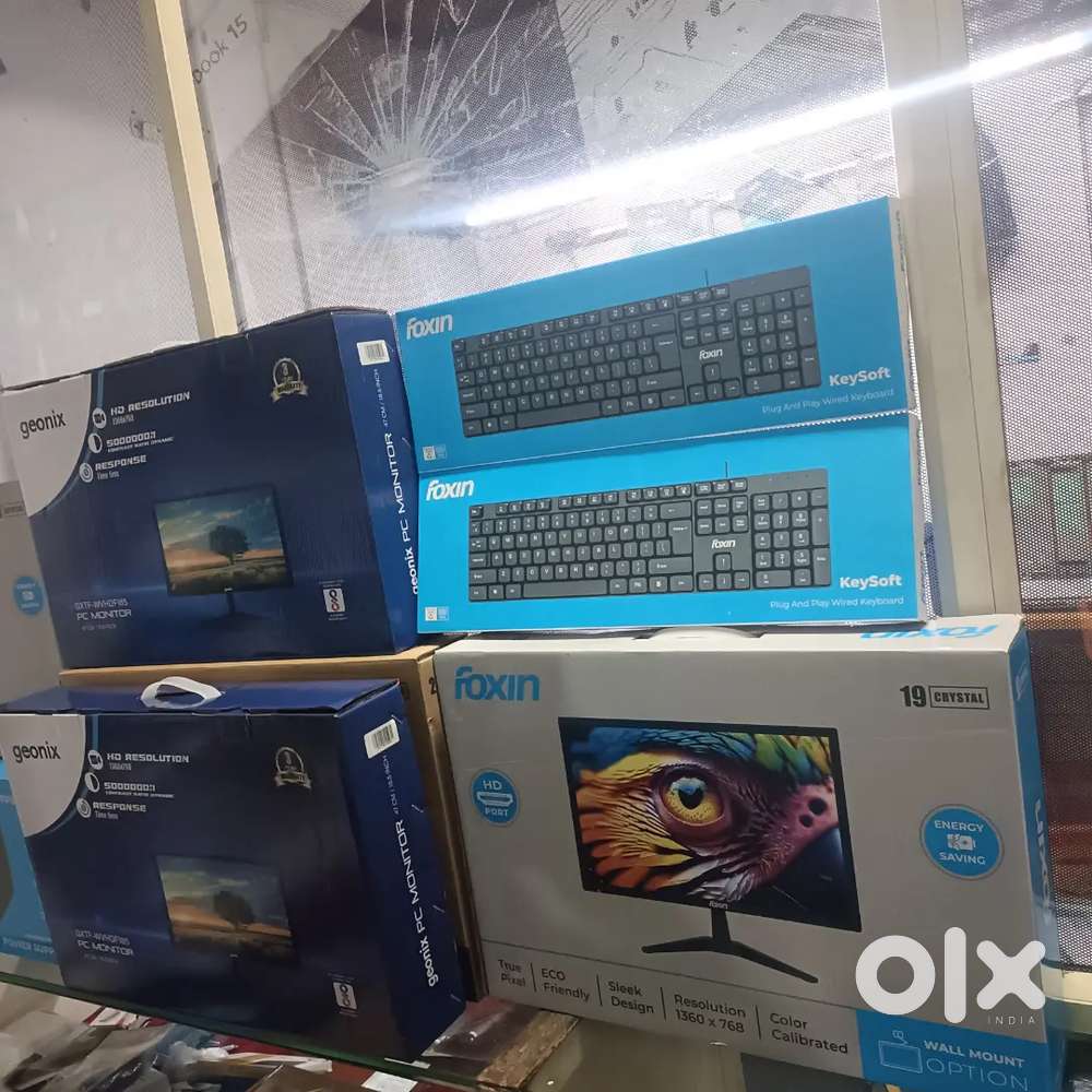 Fresh Full Box LED Monitor HDMI VGA Starting Price 2400 with warranty