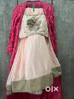 Handwork Indo Western cape dress