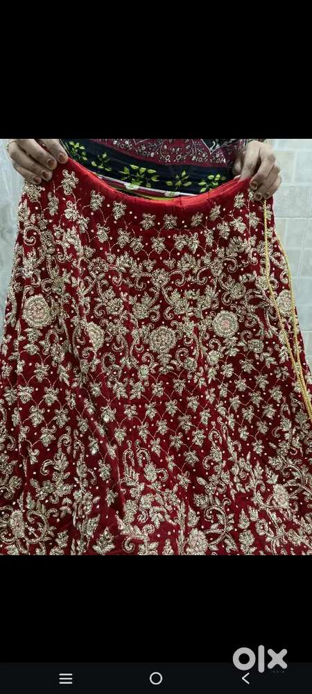 Zardozi work lehanga for sale