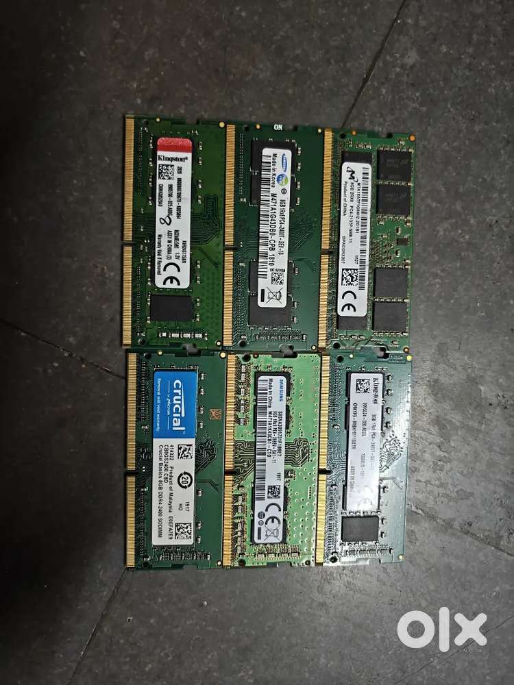 8gb ram DDR4 available for best price with 1 year warranty for laptop