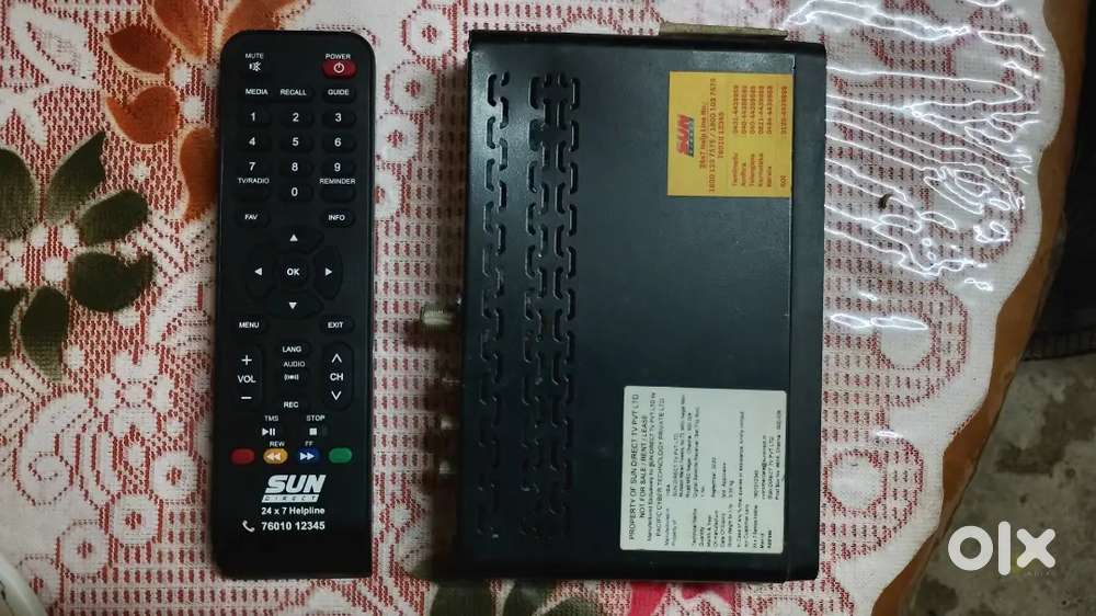 Sun Direct Set Top Box and Remote in very low price