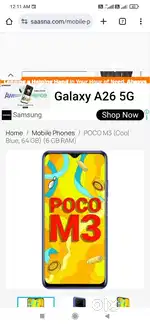 Poco m3 tip top candesan 4.64 gb