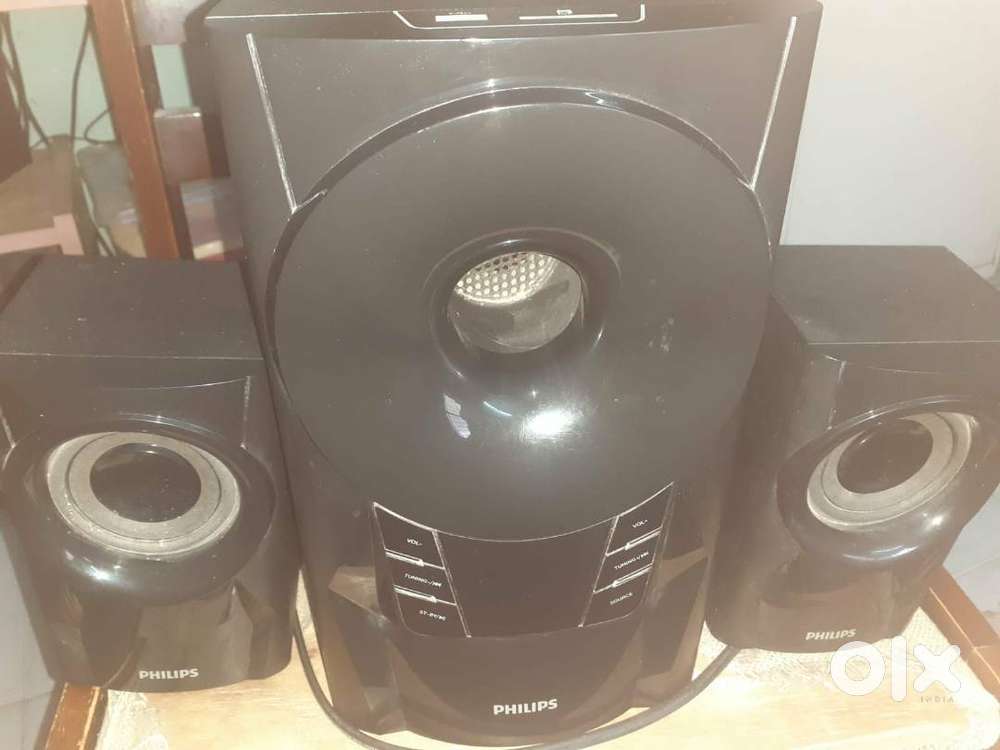 STEREO HOME THEATRE MULTI MEDIA PLAYER RADIO AC WORKING FM MW AUX IN