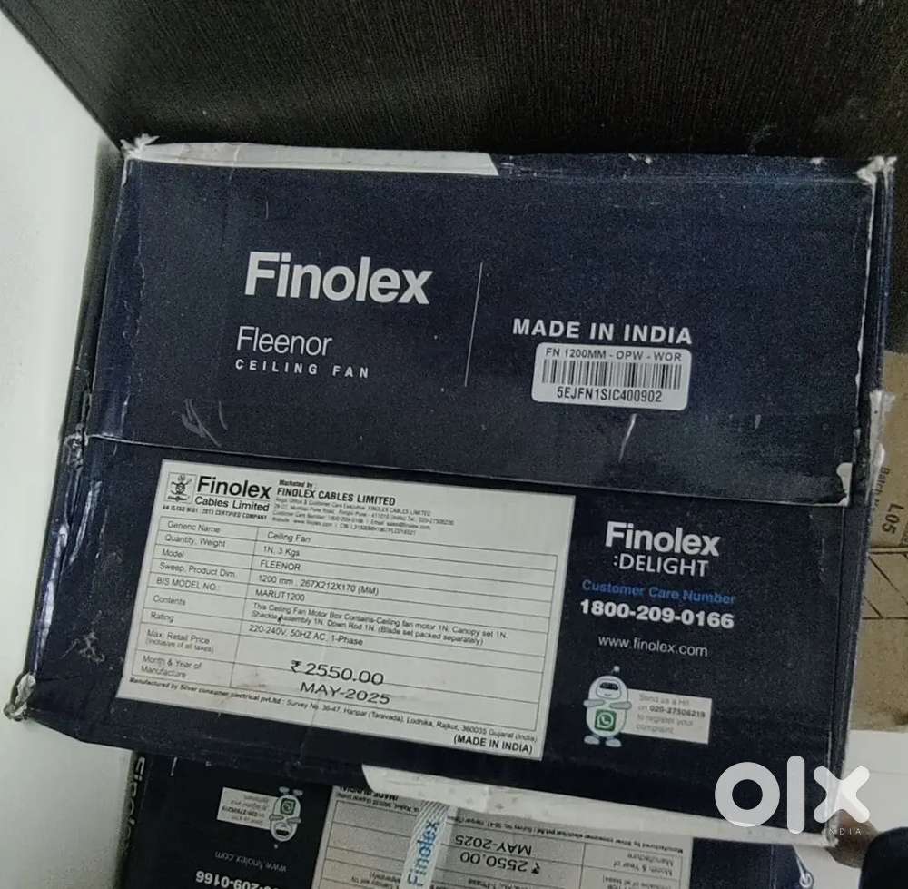 Feenolax Ceiling Fan- 3 quantity