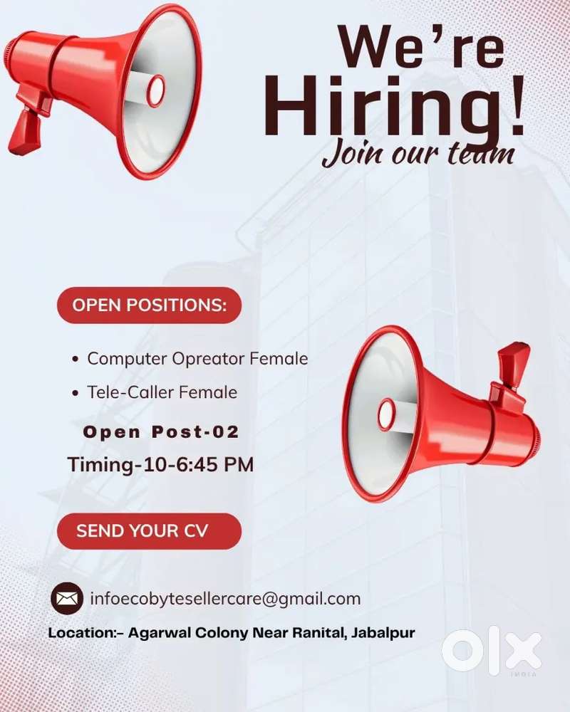 Tele-Caller & Computer Operator