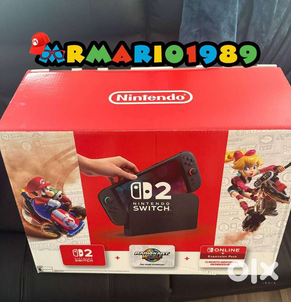 Mario Nintendo Switch 2 Console 256GB Included Mario Party Jambo