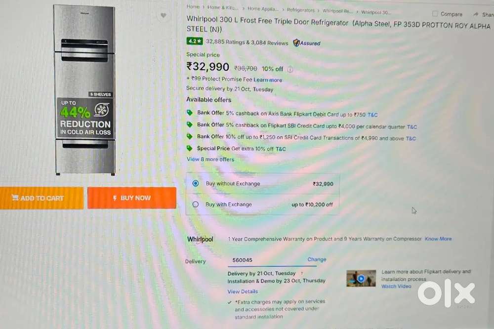 Fridge for sale