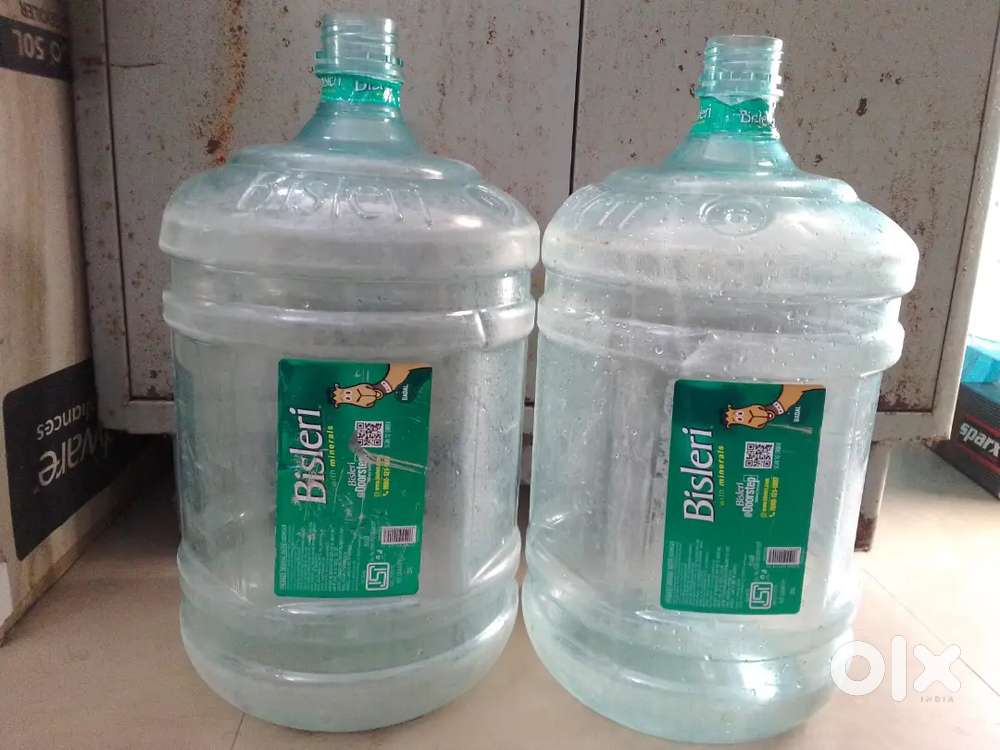 ओरीजनल बीसलेरि 20लीटर पानी बोतल=खाली बोतल=संख्या में दो