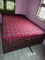 bedframe with mattress