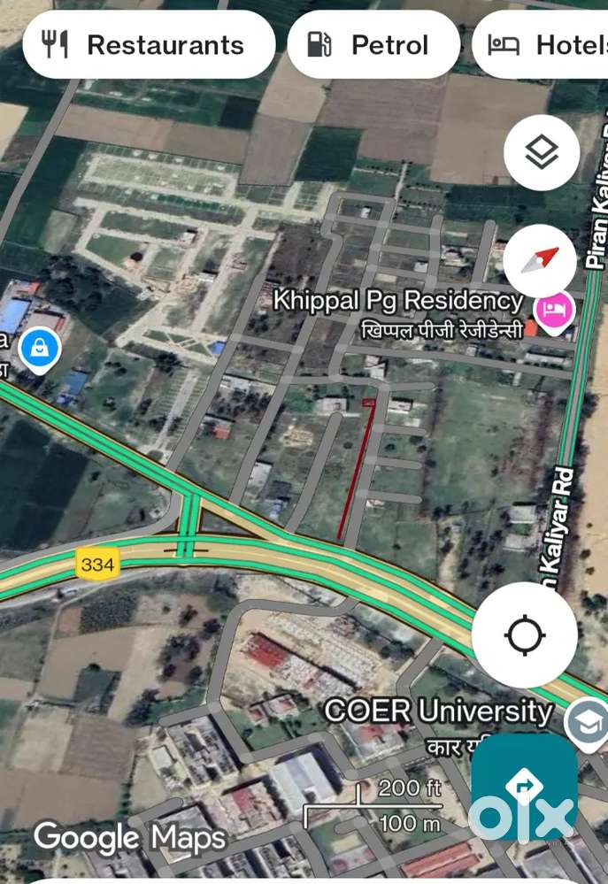 Plot for sale Roorkee Bypass - Near COER UNIVERSITY