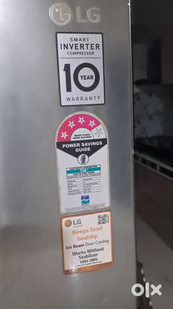 284 Litres LG Smart Inverter Double Door Fridge