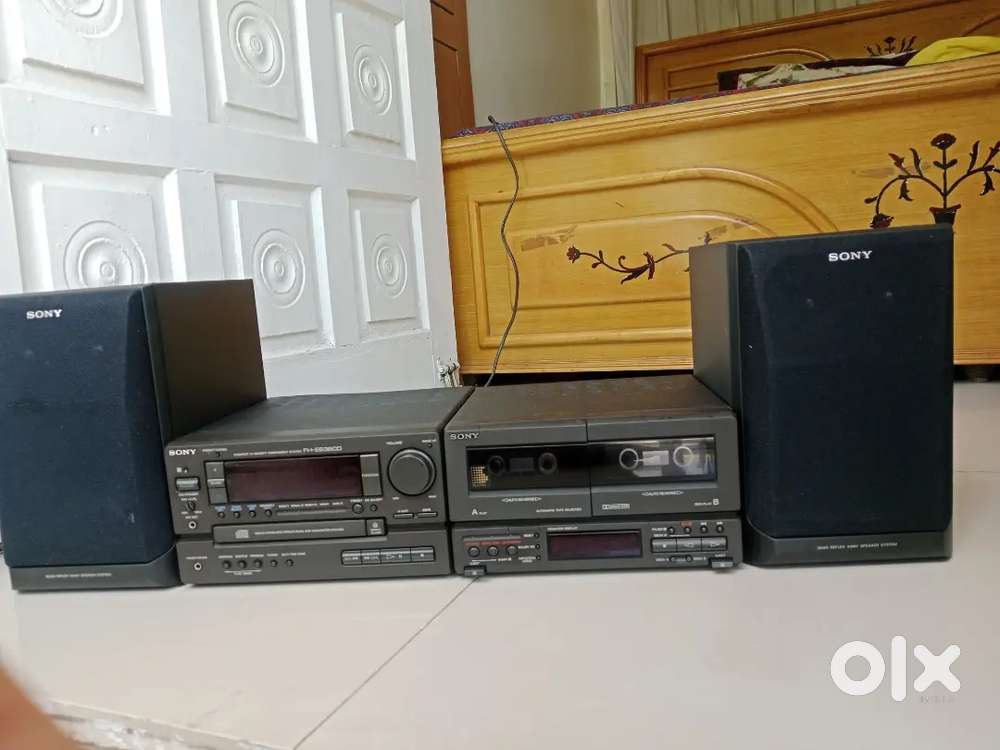 Sony music system hcd h1600 1992 model only aux fm working