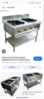 Double range commercial range