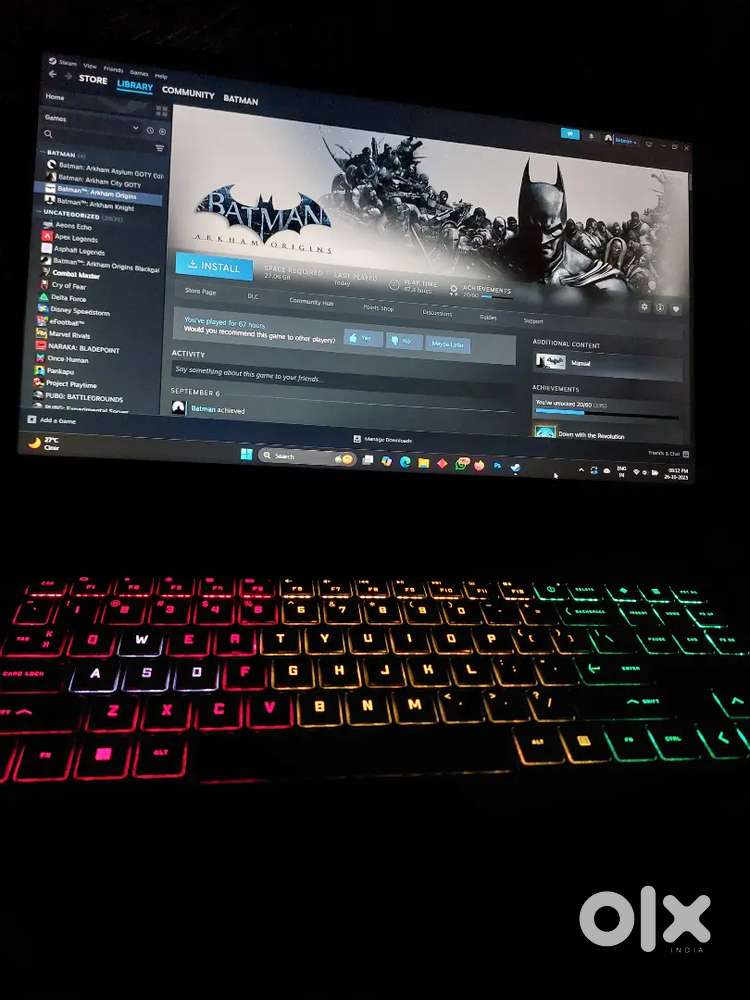 HP OMEN 16 inch RTX 4050 gaming laptop