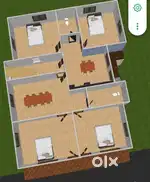 House for rent with AC and car parking