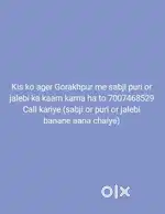 Thela par puri sabji banakar sale krne ka kam