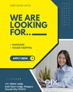 Job Vacancy for Manager & House Keeping Staff