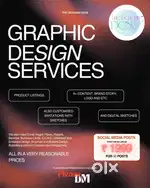 I’m a Graphic Designer, looking for freelance works.