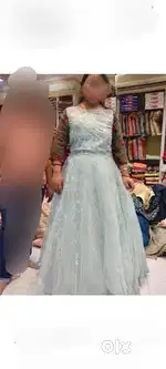 Party wear dress with flare