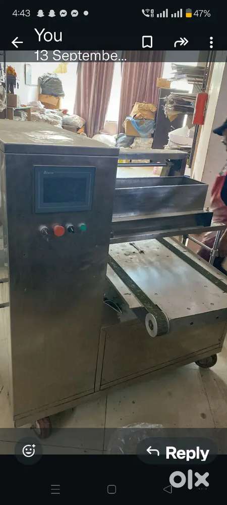 Dropping machine biscuit