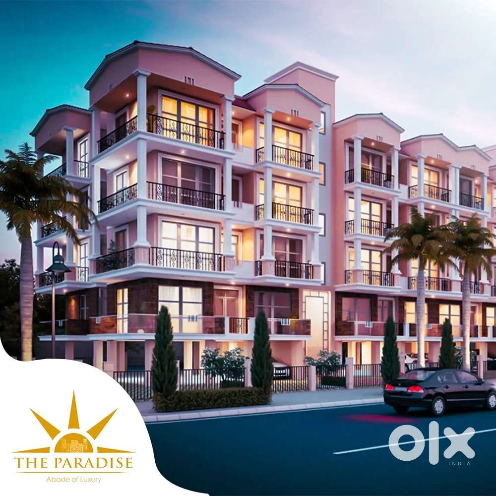 3Bhk floor in wave estate B Road paradise apartment