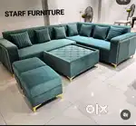 Premium quality L shape sofa set available in starf furniture