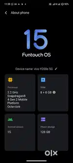 Vivo y 200e 5G 128 for sale