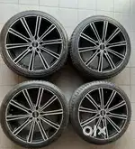 17 INCH OZ BMW ALLOYS AND 225 45 17 90% GRIP TYRES.