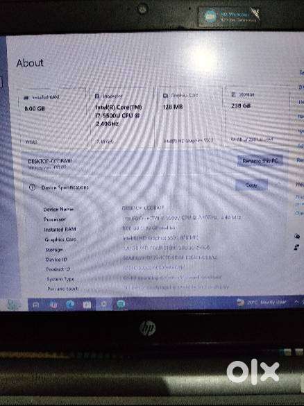 hp probook 430 g2  i5 5th gen  8gb Ram 256gb ssd  good condition