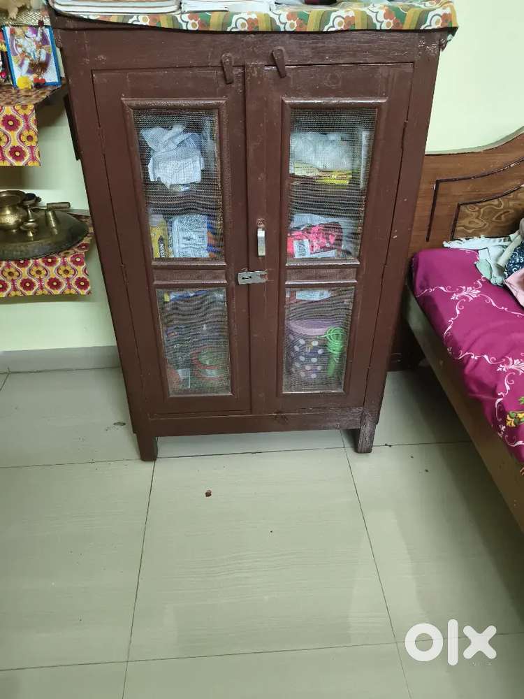 Glass, Wooden net & Sheesham Almirahs Sale at Low Price