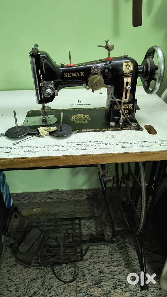 Zig zag sewing machine and motor