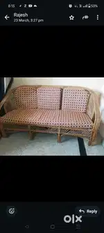 Cane set with cushions