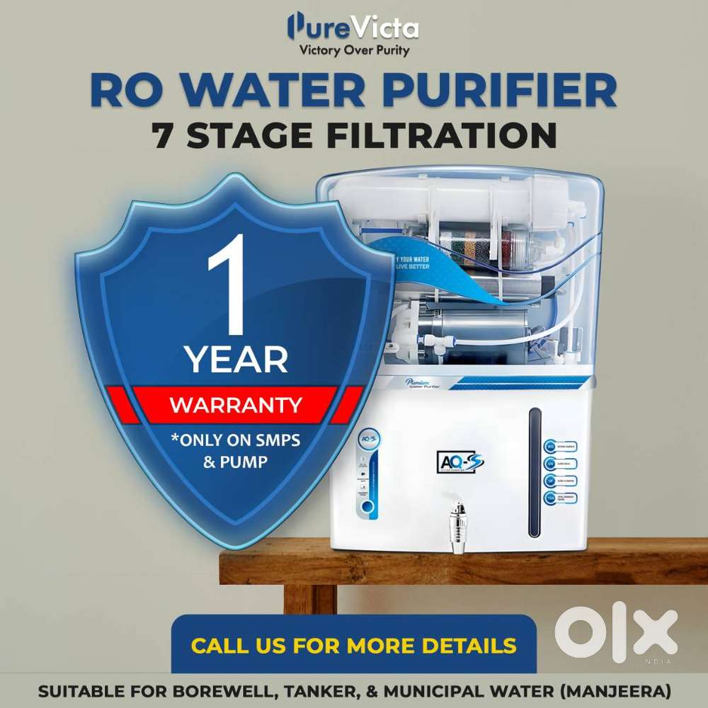 7 Stages RO Purifier , Brand New Water Filter with 1 Year Warranty