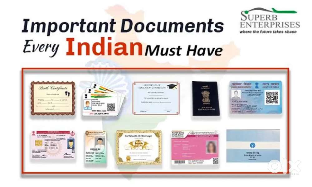 Driving License, Food License, Gumasta & Udyam Certificate