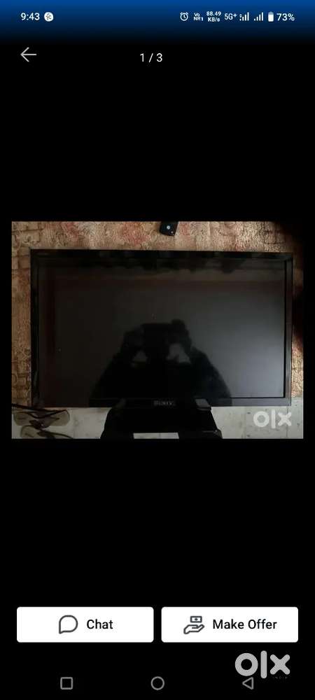 SONY BRAVIA 28 inch led tv With dish tv