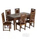 ₹27,999 Shesham wood dining table six seater