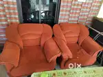 Orange sofa