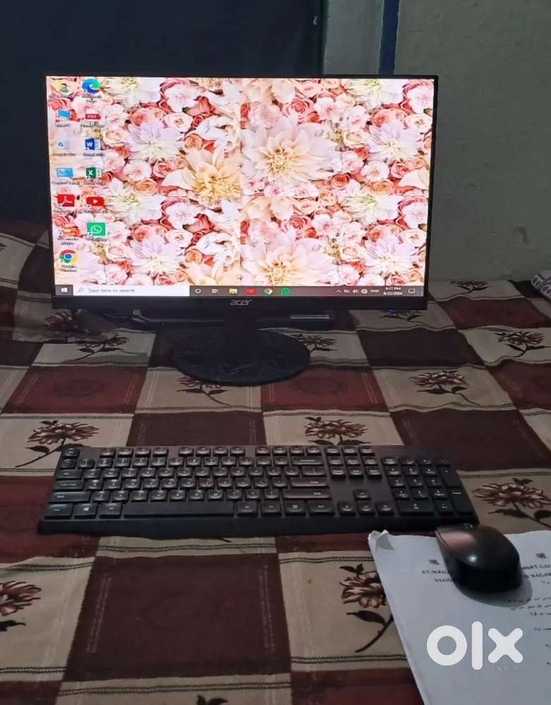 Acer SAO 23.8 inch Full HD LED backlit IPS Panel inbuilt speaker