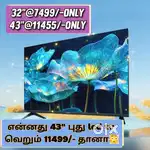 Super offer$_ sony new 43 inch smart Android led tv @11556 only