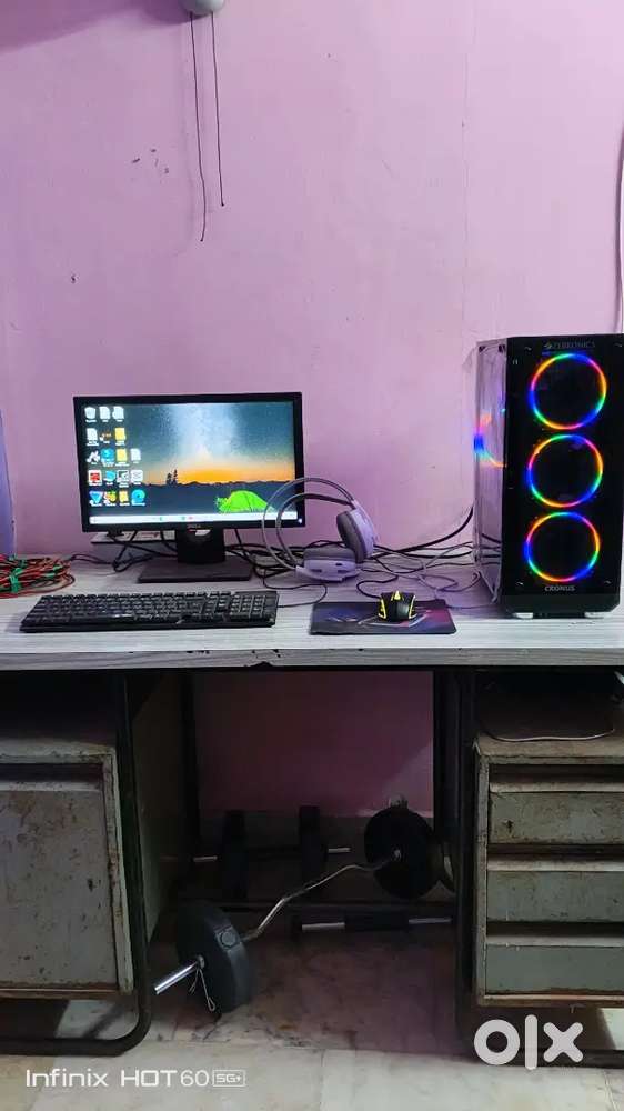 i3 7th gen 8gb DDR4 RAM  256GB NVME SSD  GT 730 4GB   READY TO USE